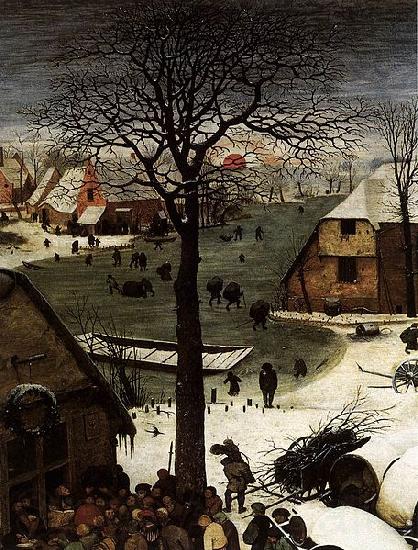 Pieter Bruegel the Elder The Census at Bethlehem Germany oil painting art
